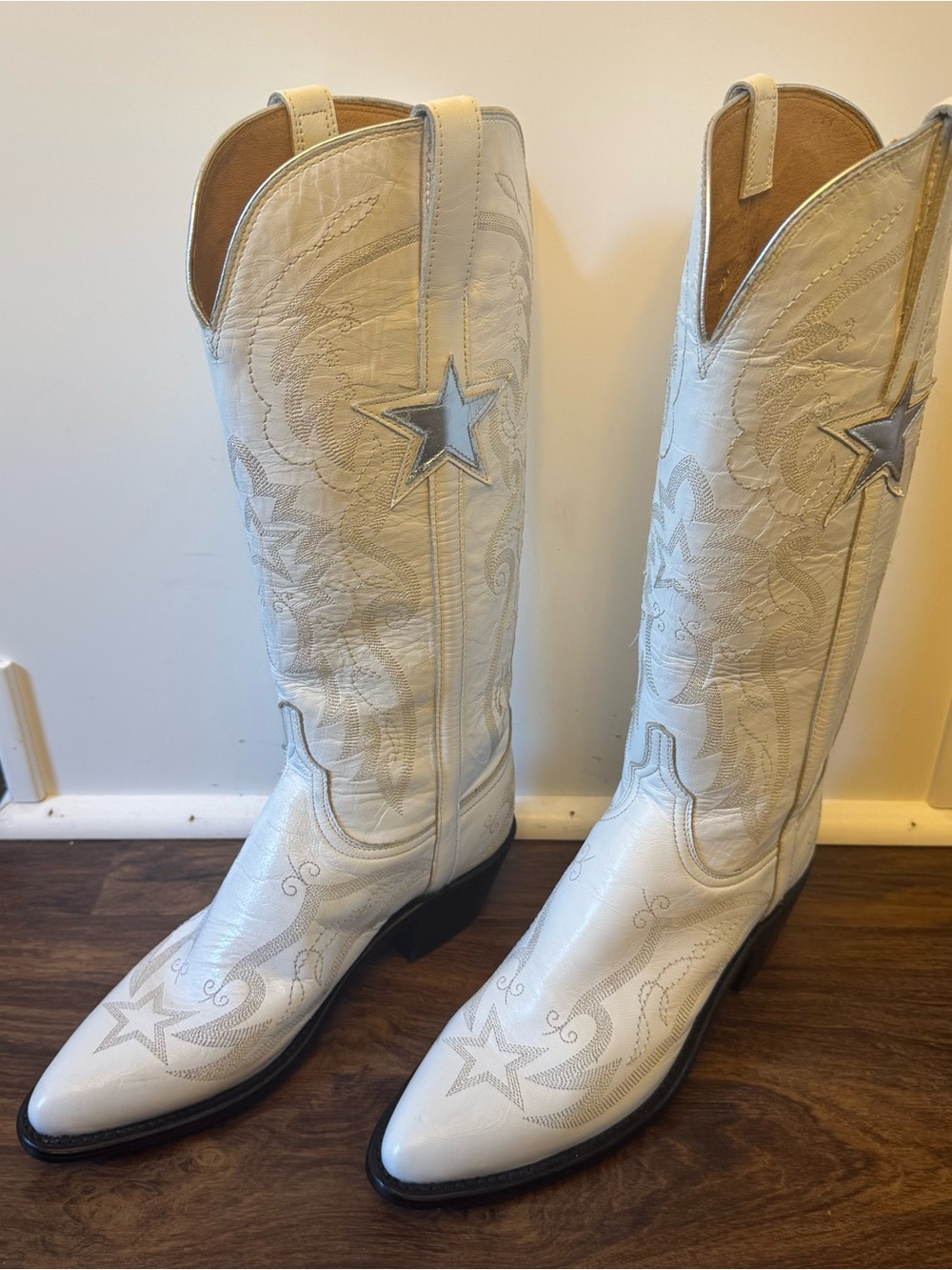 Authentic Lucchese Dallas Cowboys Cheerleader Boots Size 7.5 B